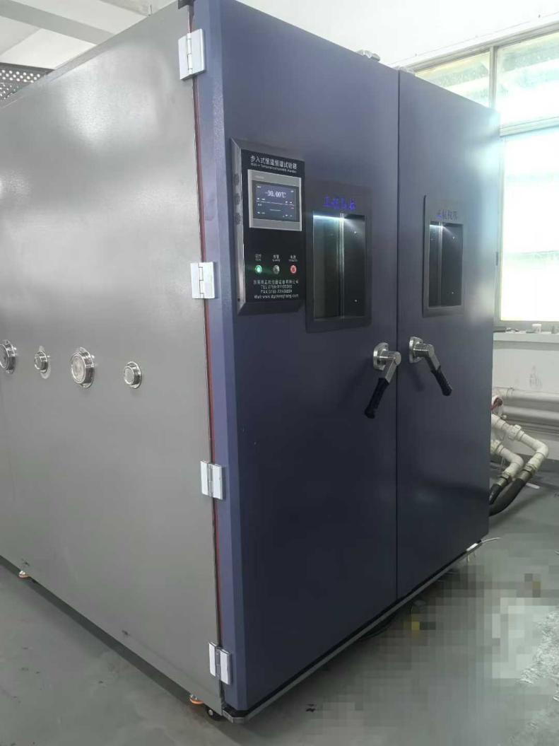 5.2m3步入式恒溫恒濕箱，送貨深圳做驅動電機客戶公司